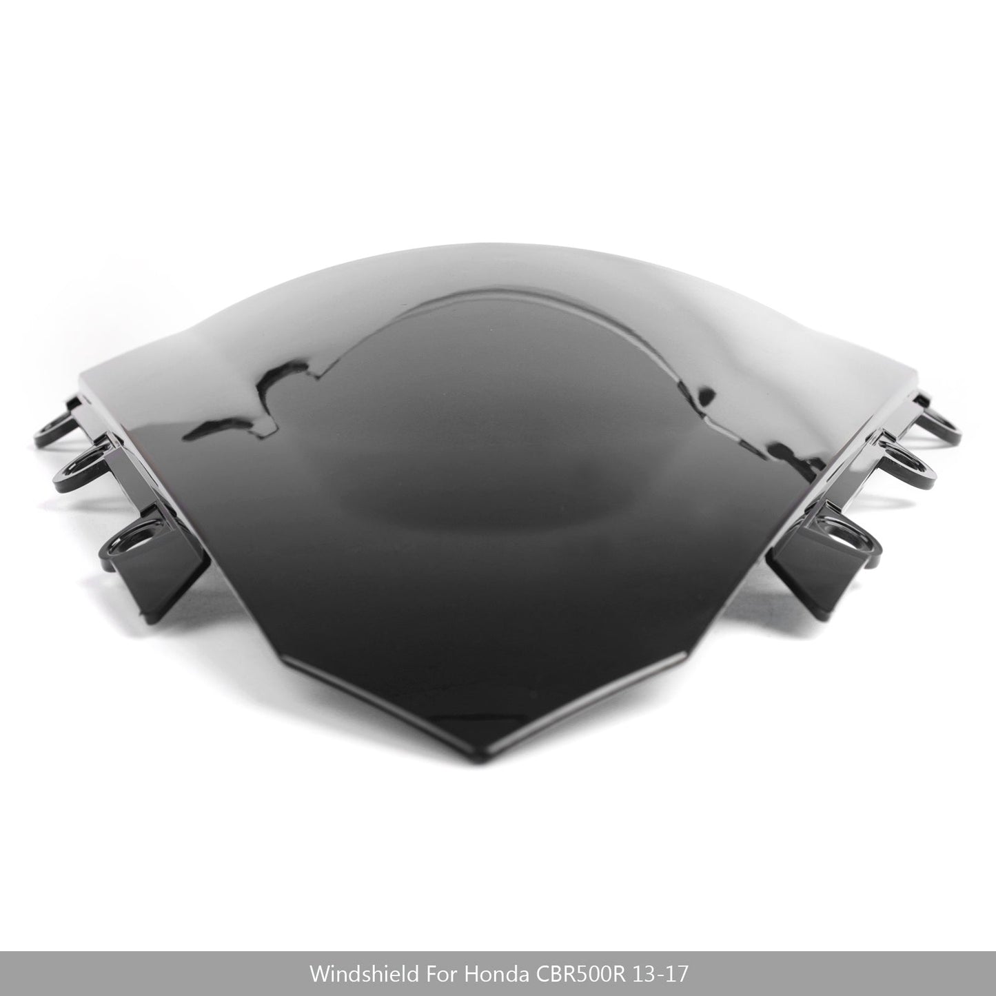 Pare-brise ABS pour moto Honda CBR500R 2016-2018, 1 pièce, noir