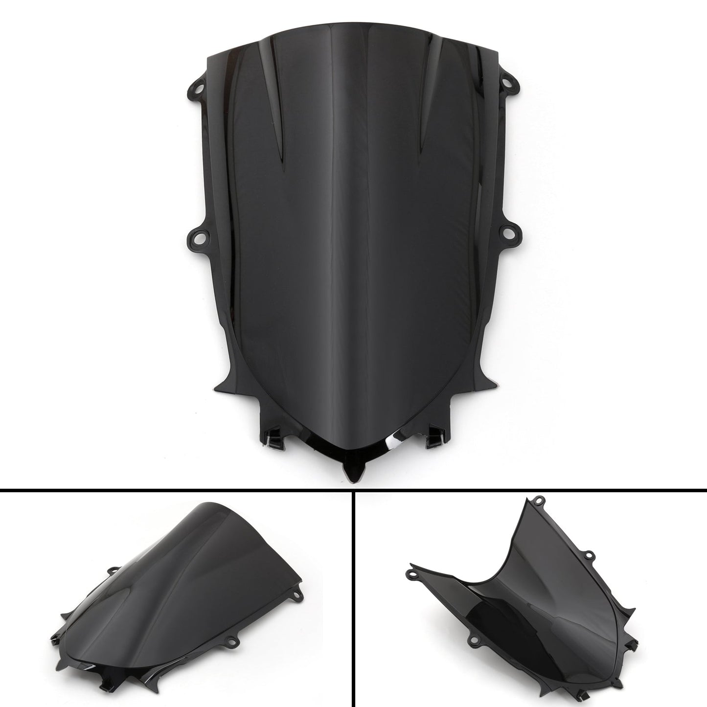Pare-brise ABS noir pour moto Yamaha YZF 600 R6 17-23