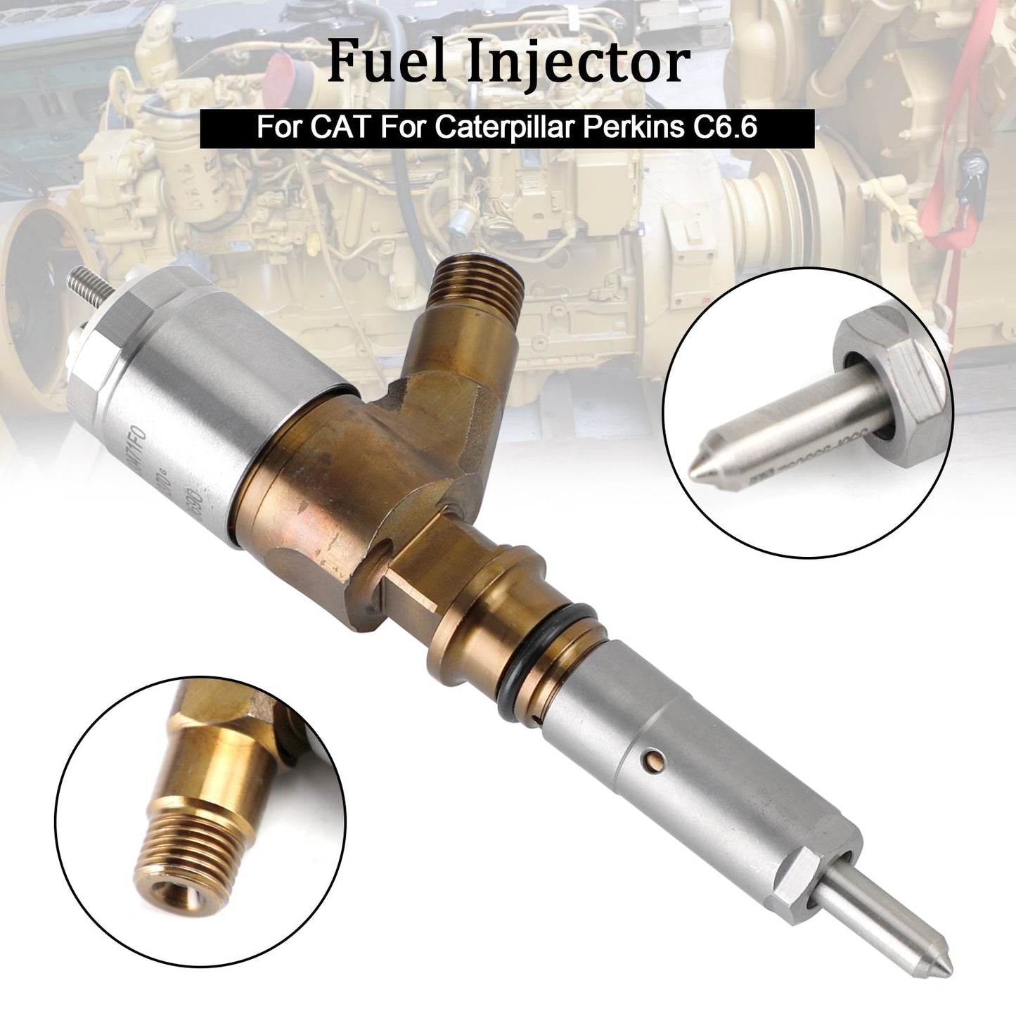 Inyector de combustible Caterpillar Perkins C6.6 1PS 2645A749 320-0690 306-9390