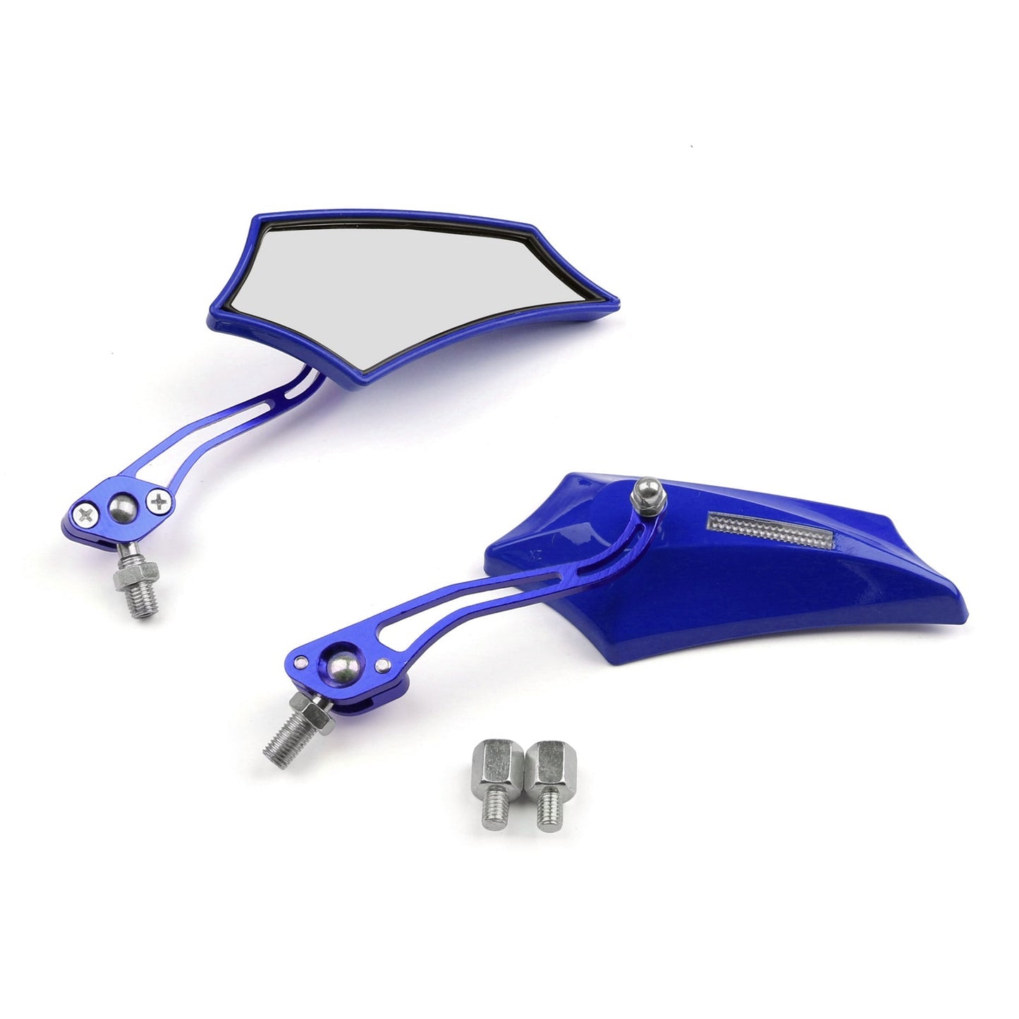 Rétroviseurs pour moto, chopper, cruiser, street, dirt bike, 8 mm, 10 mm