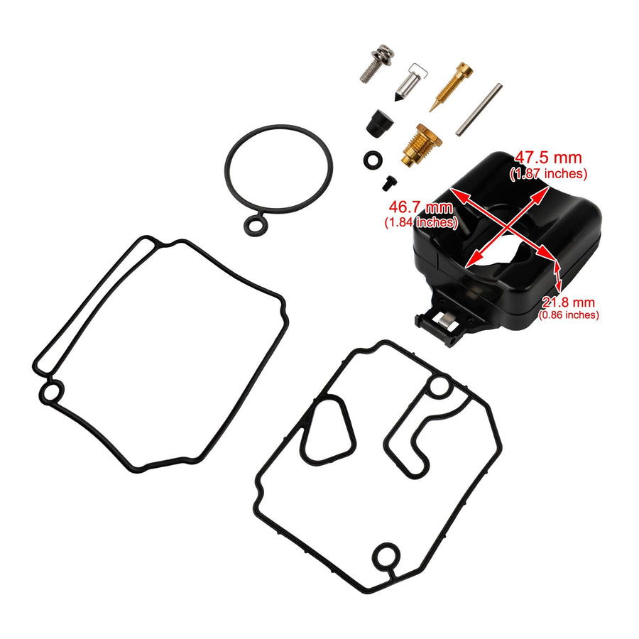 1989-2006 Yamaha 2-Stroke Outboard Engine Motors 50HP 6H4-W0093-02 Carburetor Carb Rebuild Kit fit