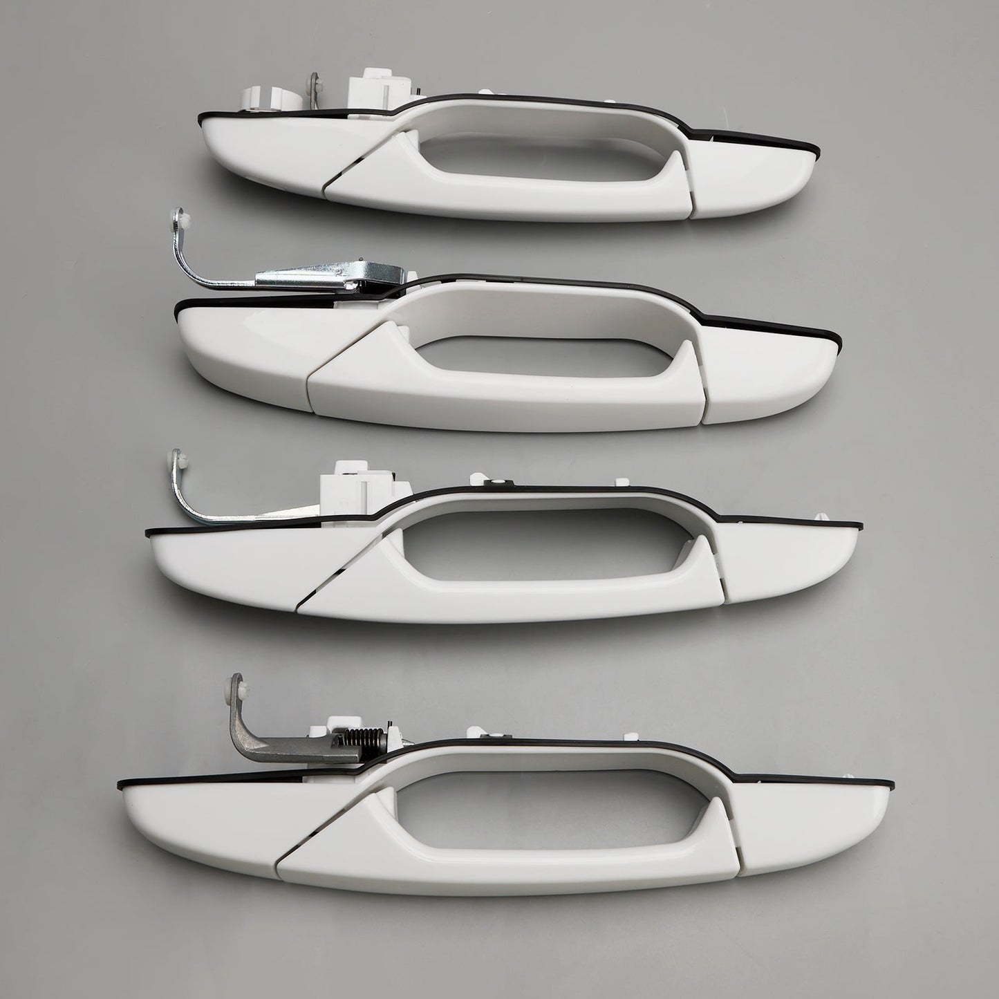 Ensemble de 4 poignées de porte avant et arrière blanches pour Cadillac Escalade Hybrid Sport Utility 2009-2013 (284053446, 84053444, 20954826, 25890276)