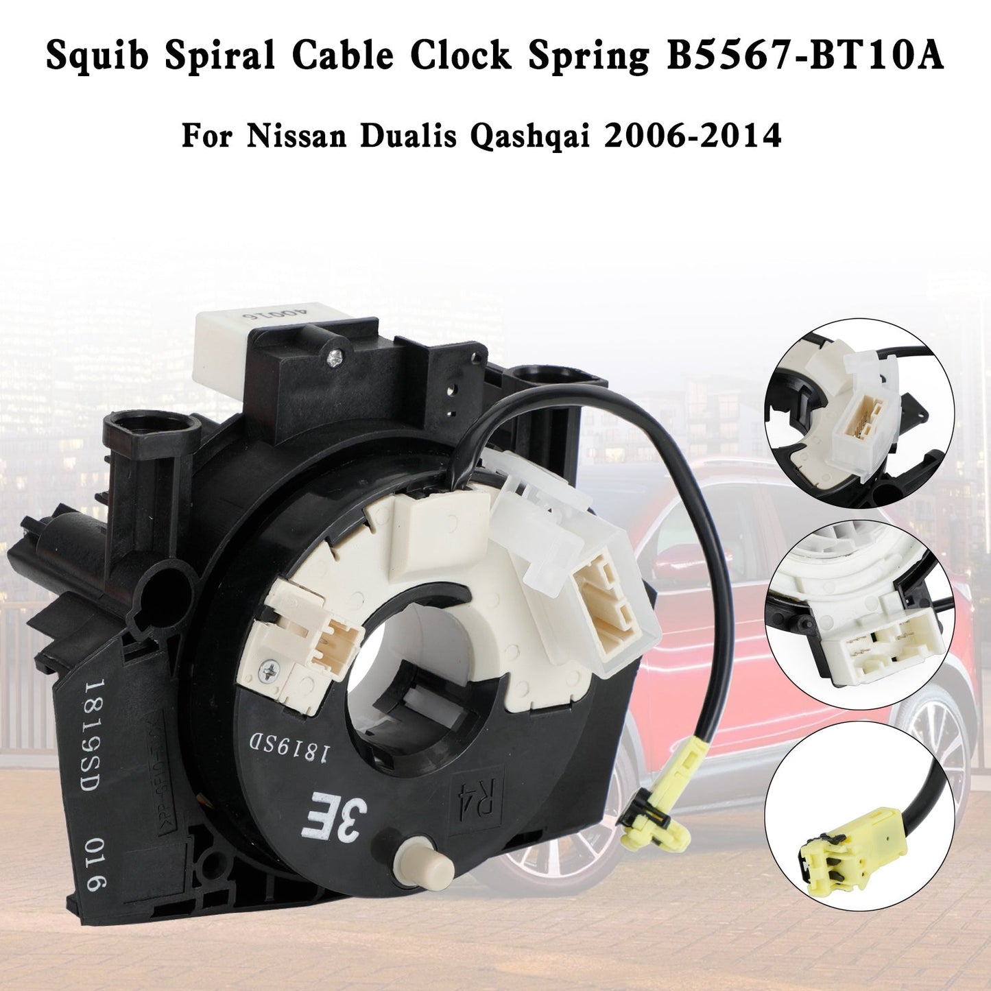 2006-2014 For Nissan Dualis Qashqai B5567-BT10A Squib Spiral Cable Clock Spring