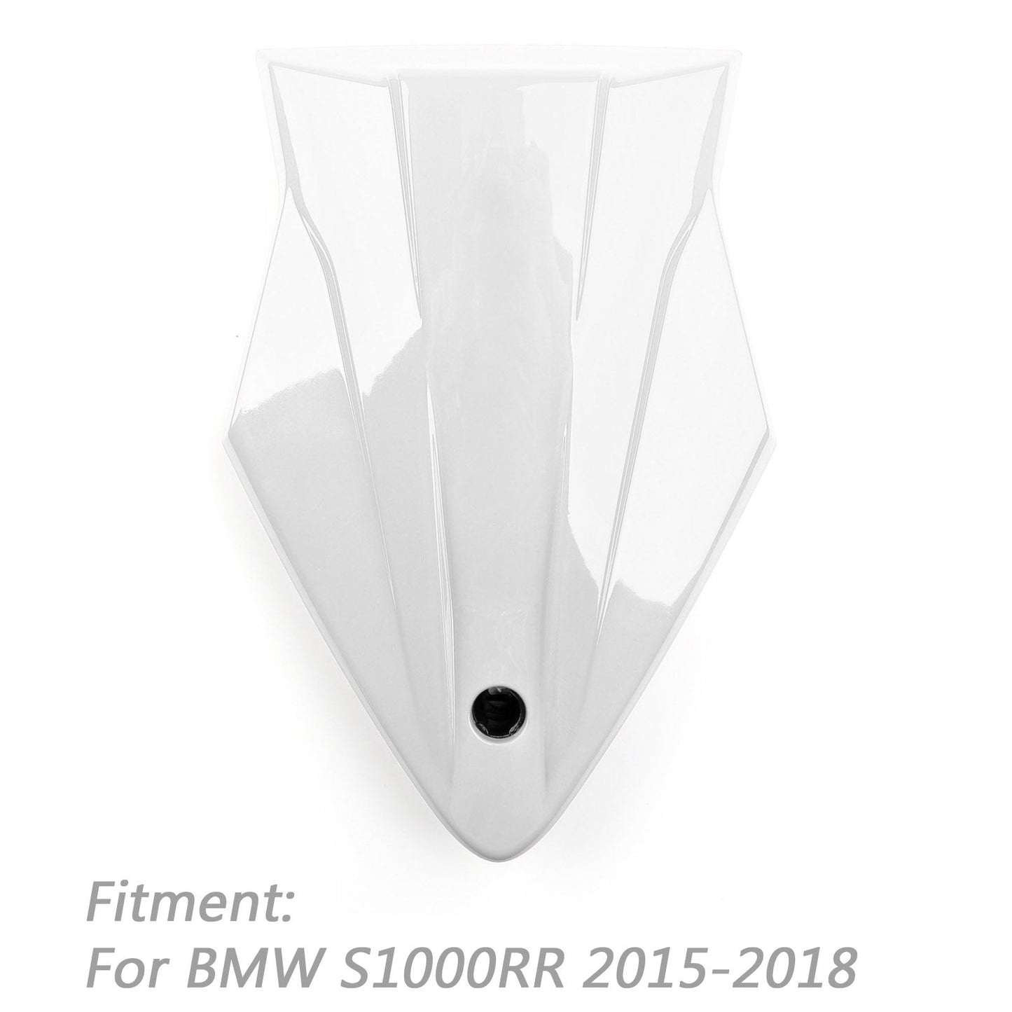Capot de siège arrière passager en plastique ABS blanc pour BMW S1000RR K46 2015-2018