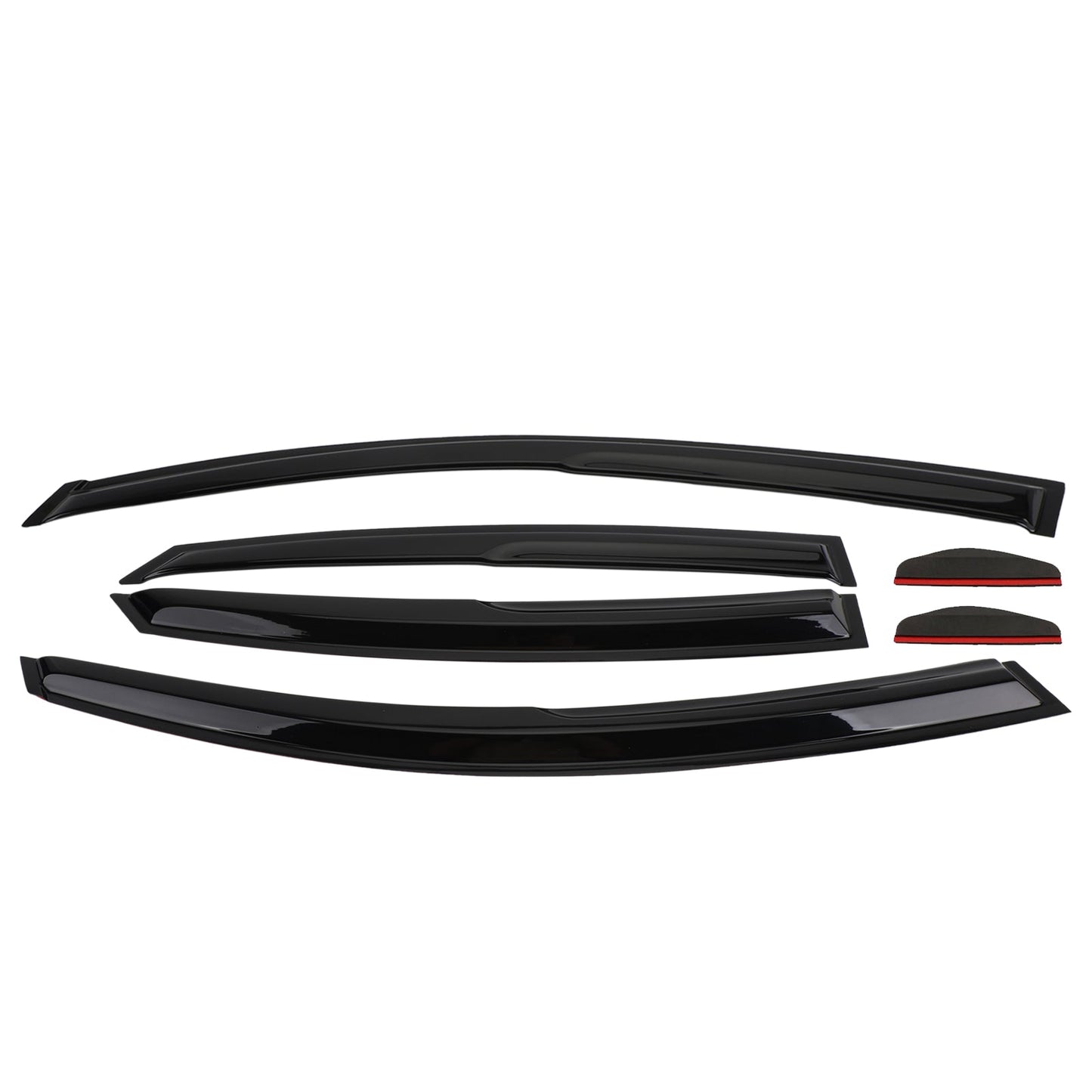Kit de 6 viseras protectoras para ventanilla de coche, parasol y lluvia, para Hyundai Accent 2018-2020