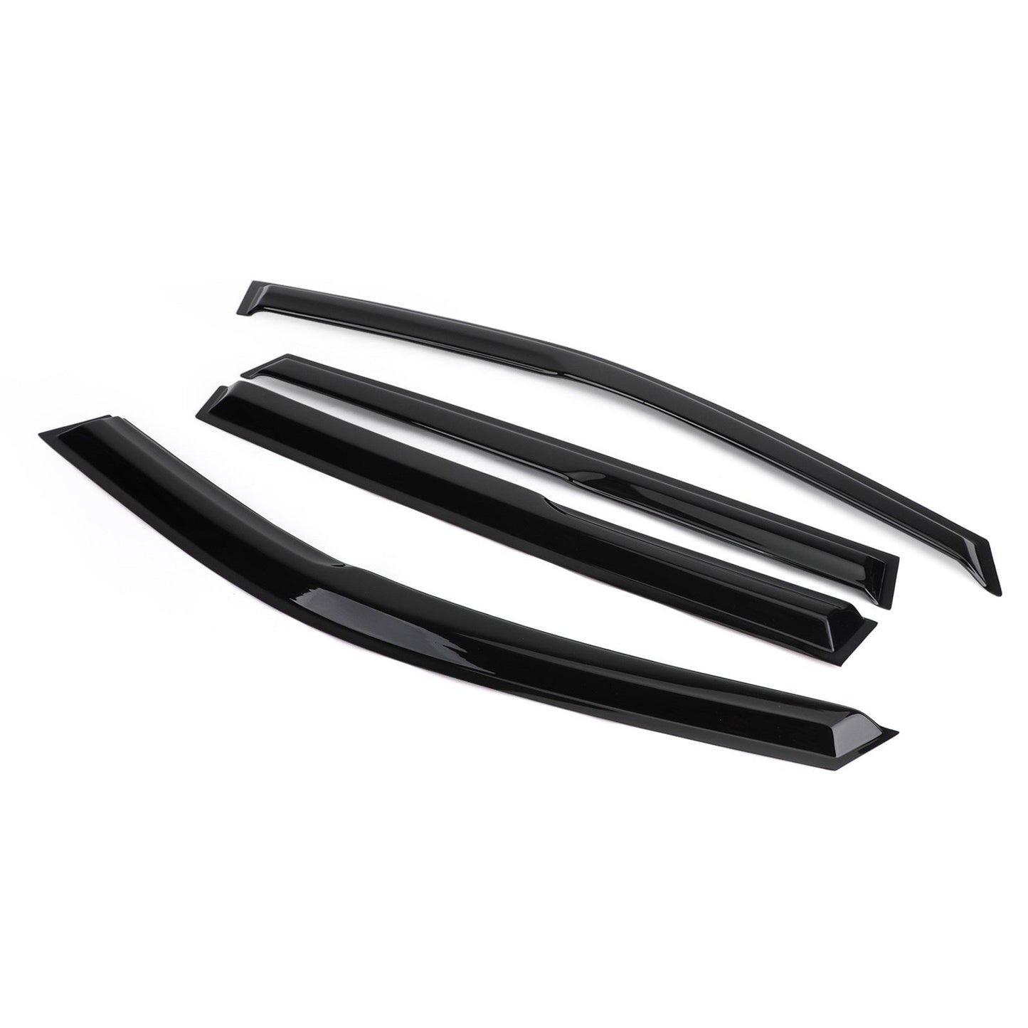 Lot de 6 déflecteurs de pare-pluie et pare-soleil pour vitres latérales Hyundai Accent Sedan 2012-2017