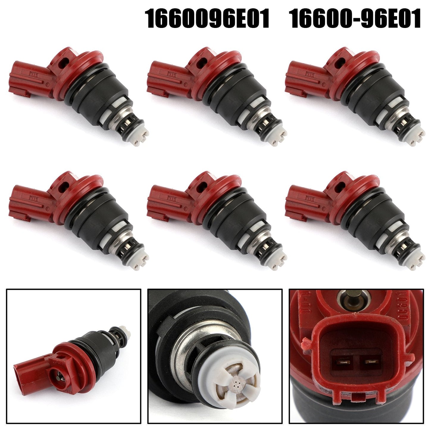 1 inyector de combustible compatible con Infiniti I30 96-99 Nissan Maxima 92-99 1660096E01