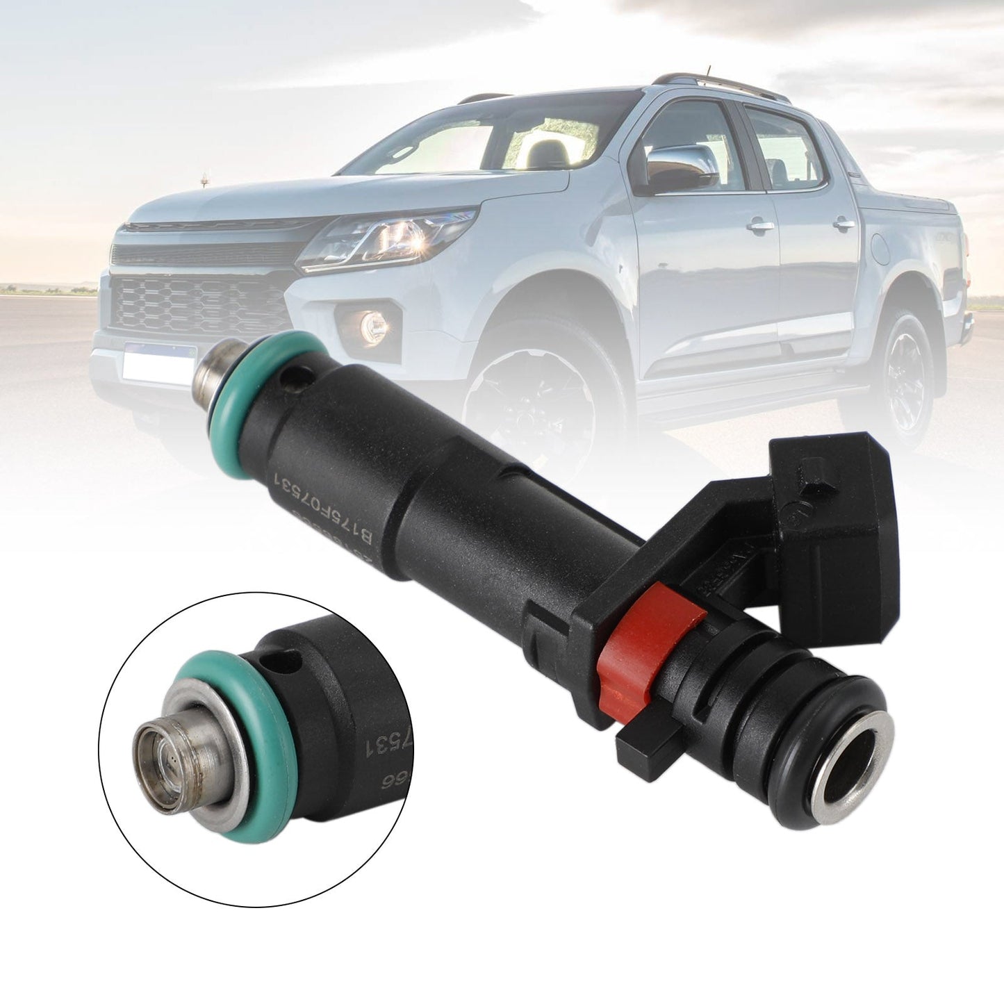 1 inyector de combustible 25186566 27828W compatible con Chevrolet Spark 1.2L L4 (2011-2015) / Chevrolet Beat 2016-2021 INJ675 FJ1332 25194429 C111032