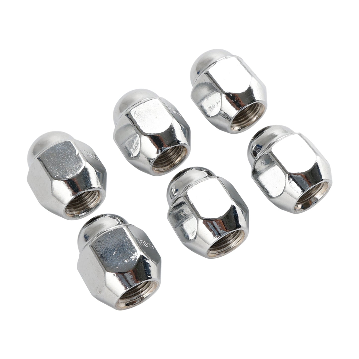 For Nissan Patrol GQ Y60 GU Y61 For Ford Maverick 6PCS Chrome Wheel Nut 40224V5500 40224-V5500
