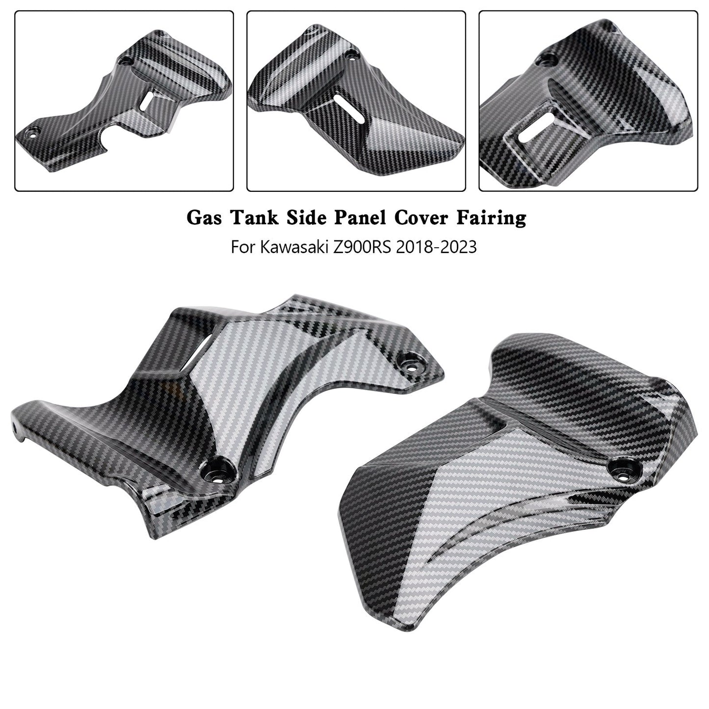 Panneau de garniture latérale de réservoir d'essence pour Kawasaki Z900RS 2018-2023