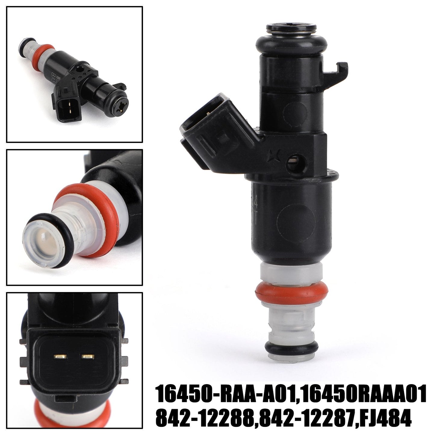 1 inyector de combustible para Honda Accord 2.4L (2003-2007), 16450RAAA01, 16450-RAA-A01