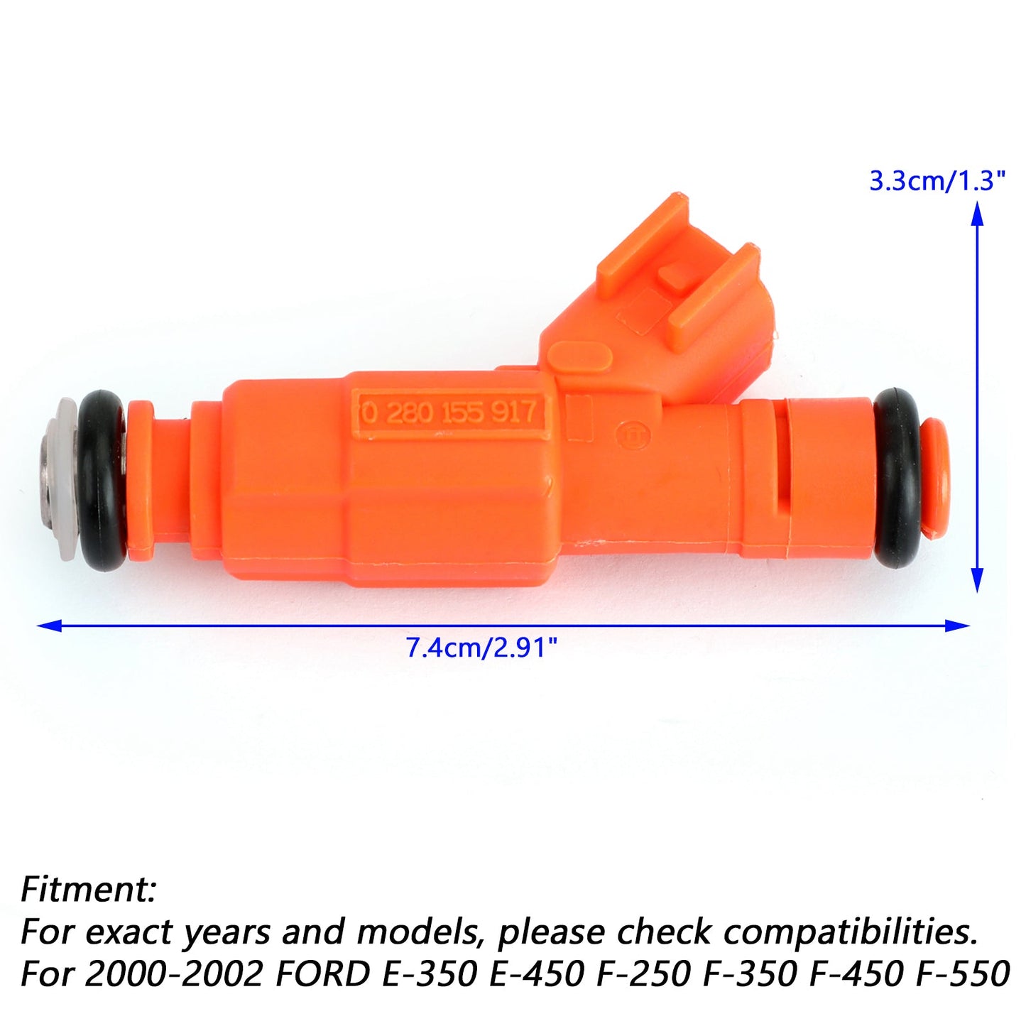 1PCS Fuel Injectors 4 Hole EV6 Style Crown Victoria 4.6L V8 0280155917
