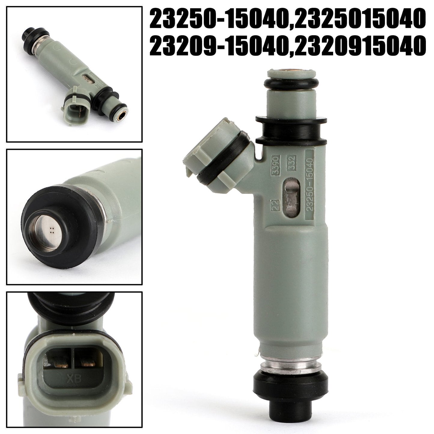 1 inyector de combustible 23250-15040 Toyota Corolla AE11 4AFE Soluna AL50 Corona 2320915040