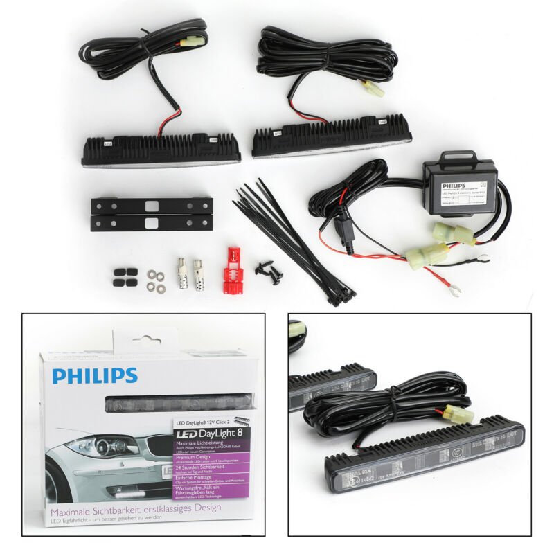PHILIPS DayLight LED DRL Daytime 12824 Luxeon 8 feux de circulation 12 V