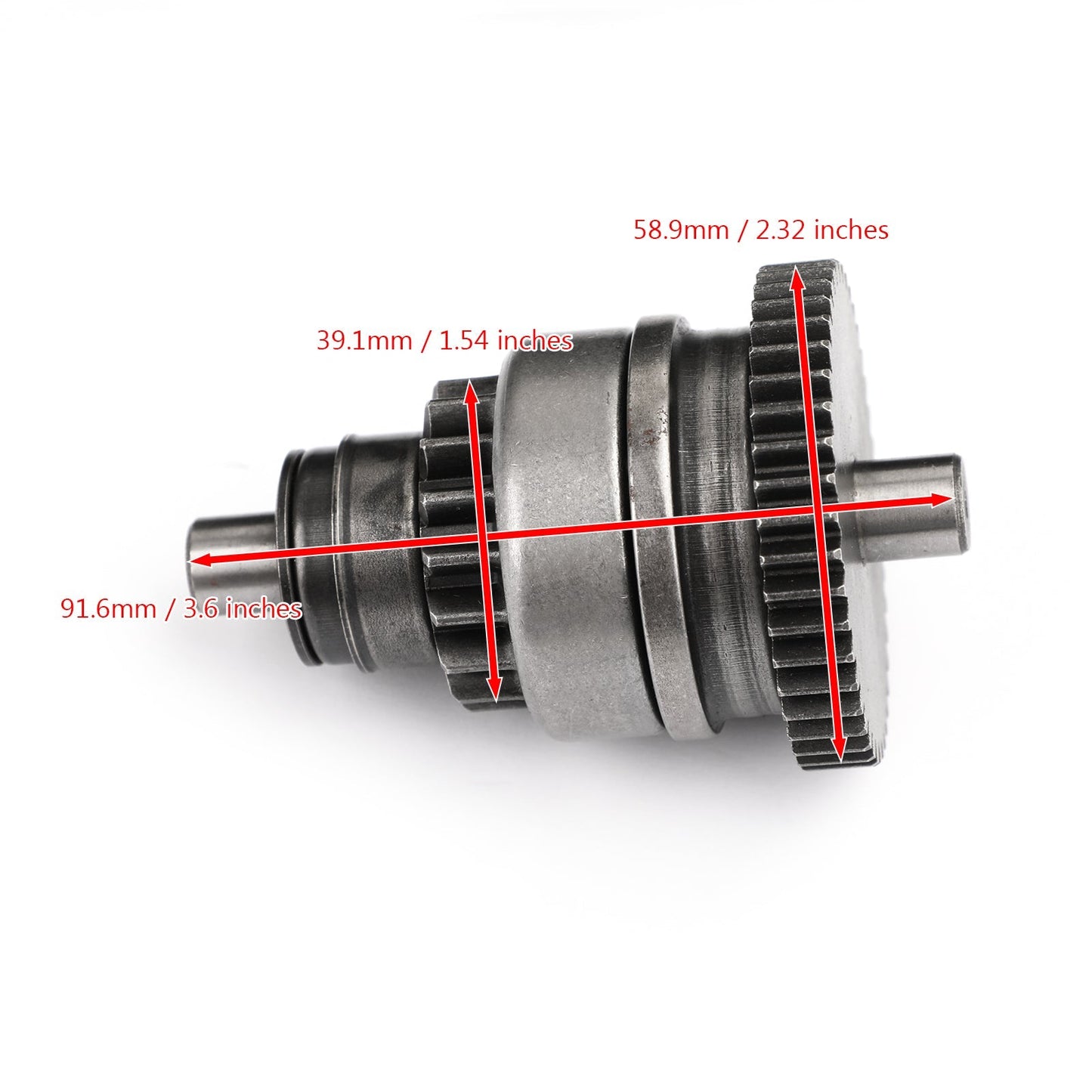 03-19 CAN-AM 330/400/450 OUTLANDER 420684050 Engrenage Bendix d'entraînement de démarreur