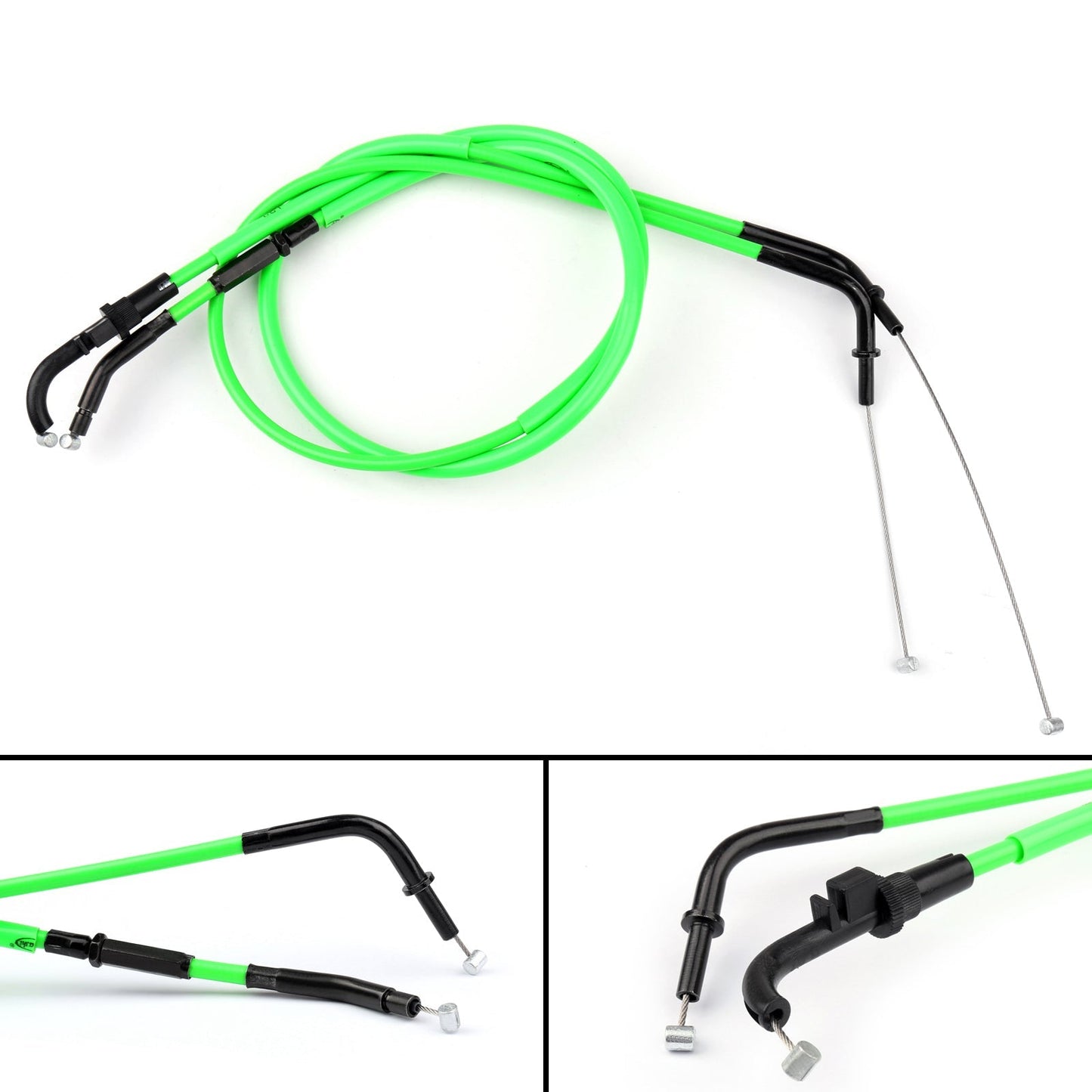 Câble d'accélérateur vert pour Kawasaki Z800 2013-2016 2015