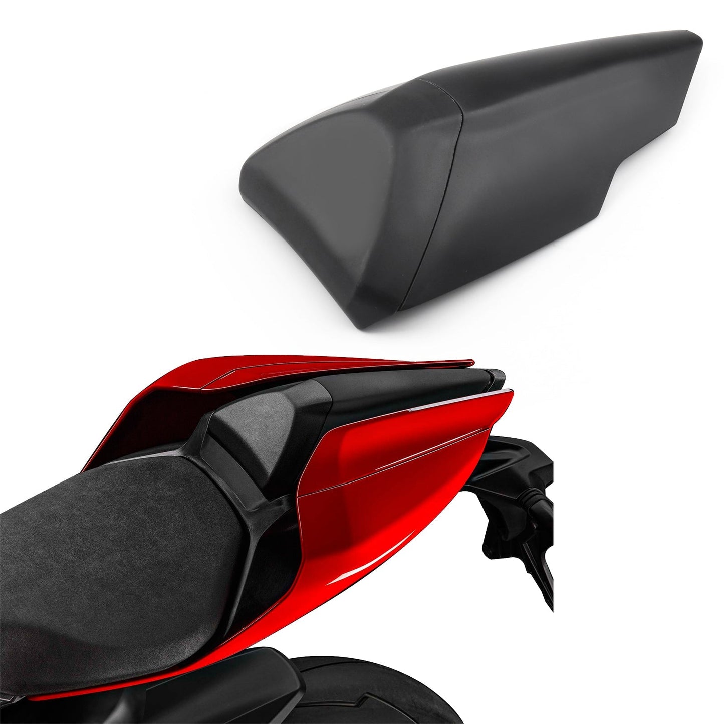Housse de selle arrière solo blanche pour Ducati Panigale 959 1299 (15-24)