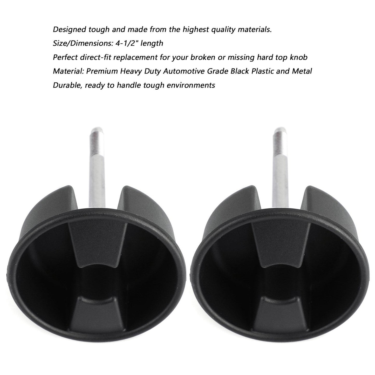 2007-2017 Jeep Wrangler 2pcs Hardtop Freedom Top Mounting Knob Screws
