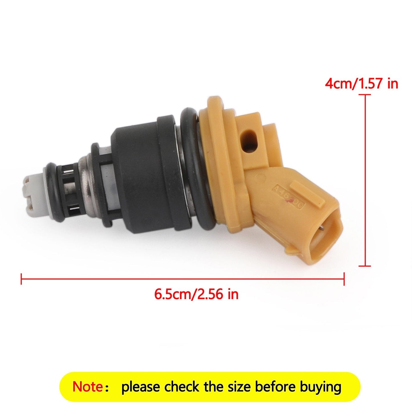 1 inyector de combustible amarillo de 550 cc para STI WRX GC8 16600-AA170