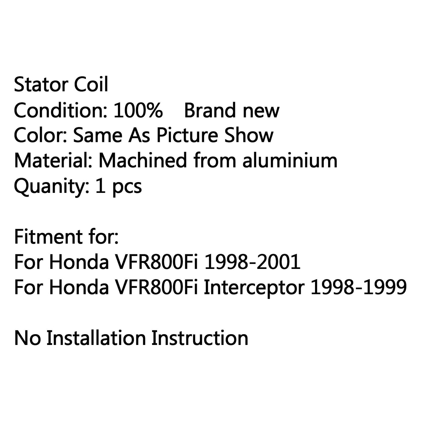 Magneto Generator Engine Stator Charging Coil For For Honda VFR800FI 1998-2001 via fedex