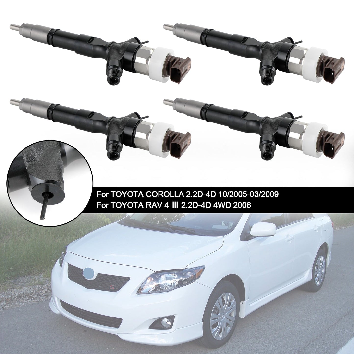 2006+ Toyota Hilux 1KD-FTV 2KD-FTV Fuel Injector 23670-30140
