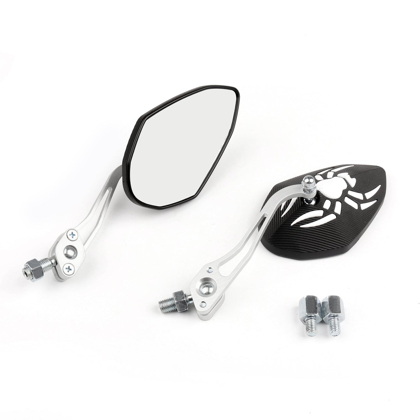 Rétroviseurs latéraux réglables universels pour moto Spider, 8 mm et 10 mm