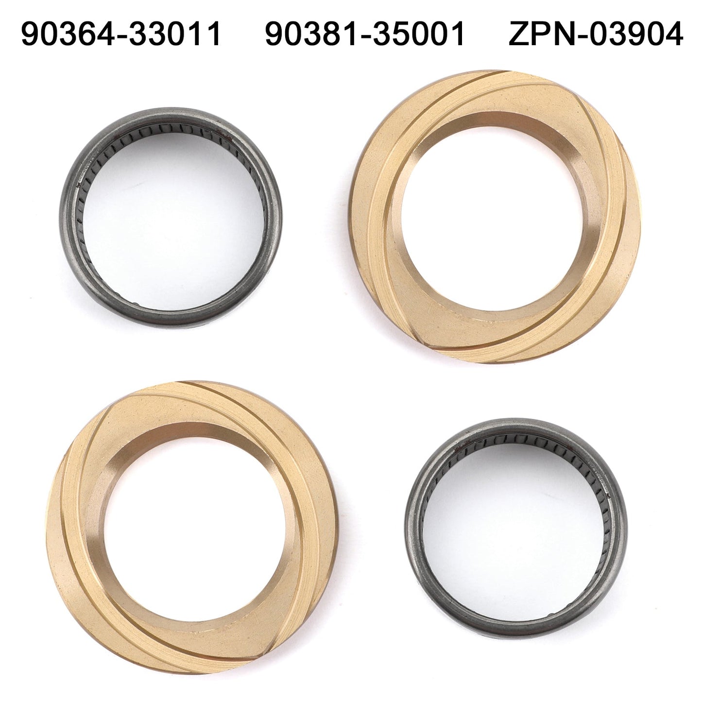 Front Inner Axle Spindle Bearing +Bush Kit for Landcruiser 78 79 80 100 Series