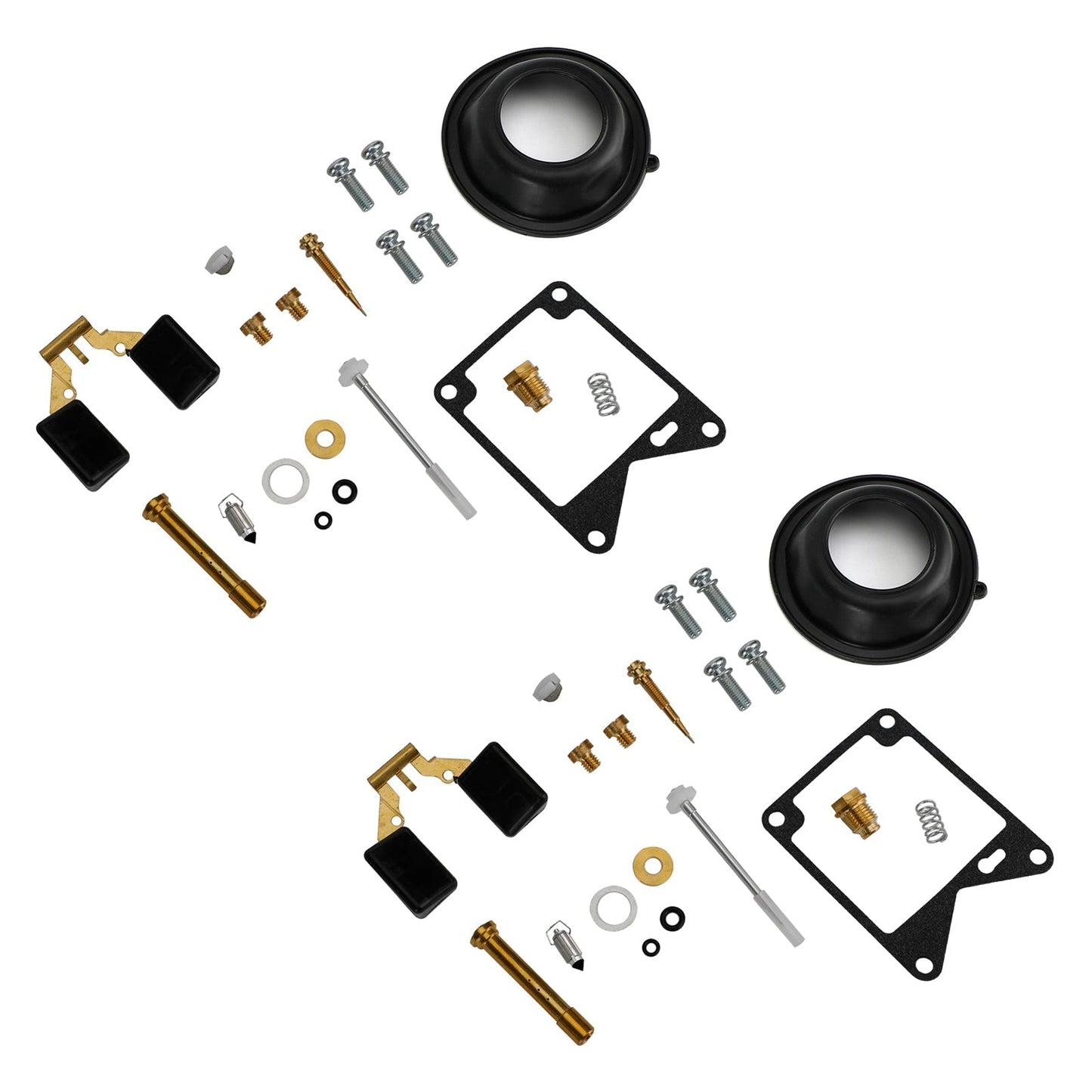 Kit de reparación y reconstrucción de carburador de 2 piezas para Yamaha Virago 750 XV750 1981-1983