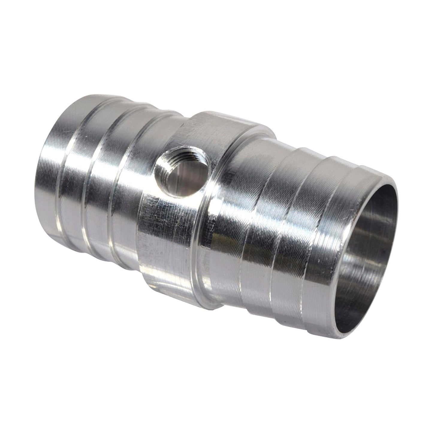 Raccord cannelé pour tuyau de radiateur avec port NPT 1/8" et adaptateur pour tube vapeur 1-1/4" AN627-20X125