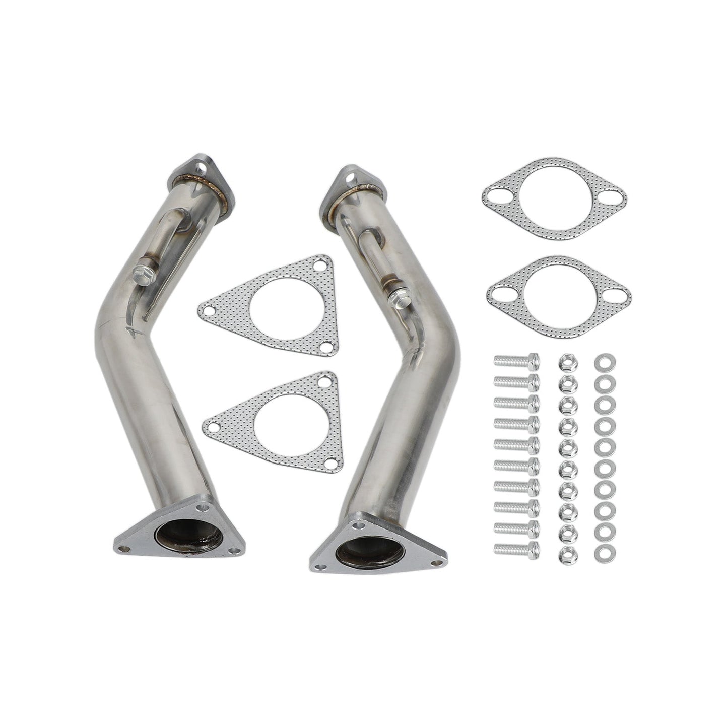 Tuyau d'échappement de 2,5 pouces en acier inoxydable pour Infiniti G37 3,7 L V6 Coupé/Berline (2008-2013)