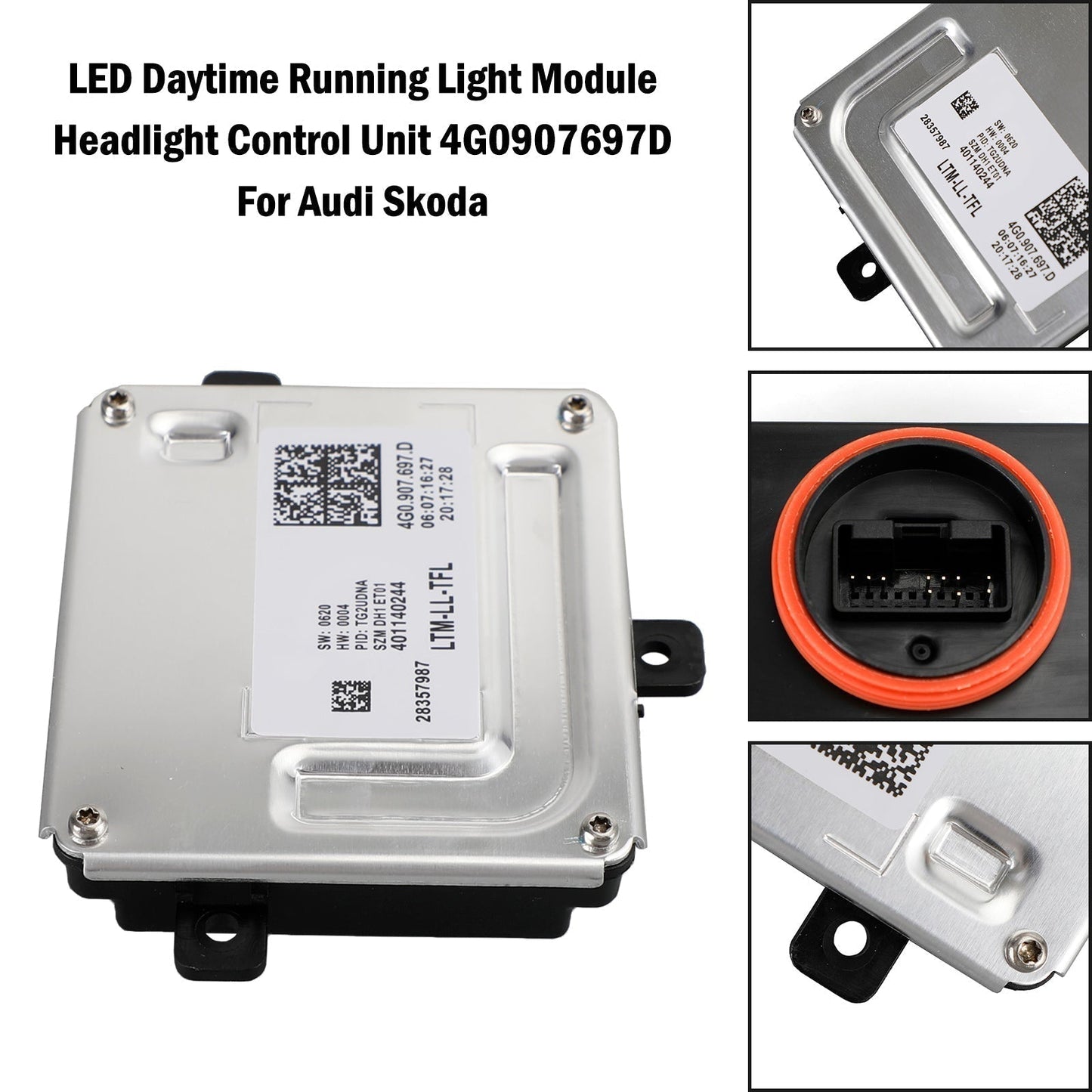 Module de feux de jour à LED pour AUDI Q5 2012-2013, unité de commande de phares 4G0907697D