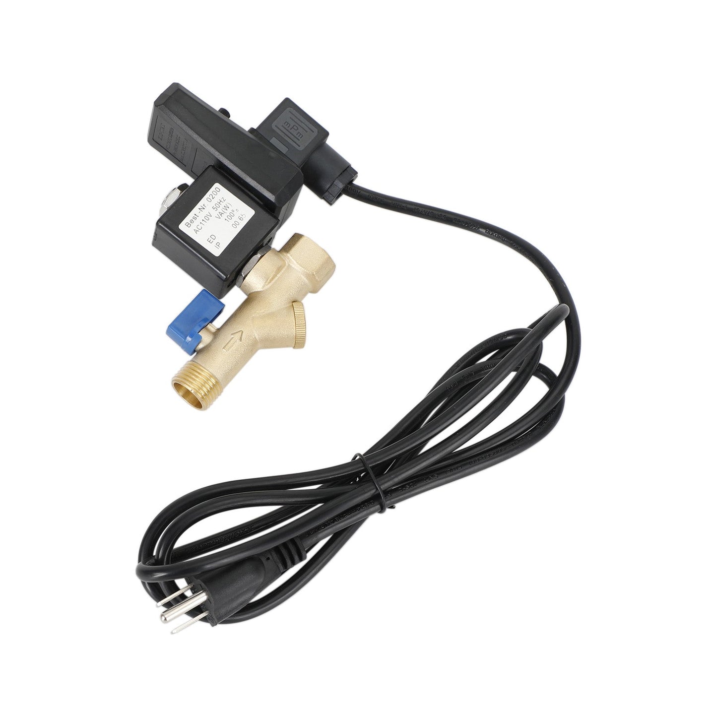 Compresor de aire electrónico automático con válvula de drenaje automático, 110 V CA, 1/2"