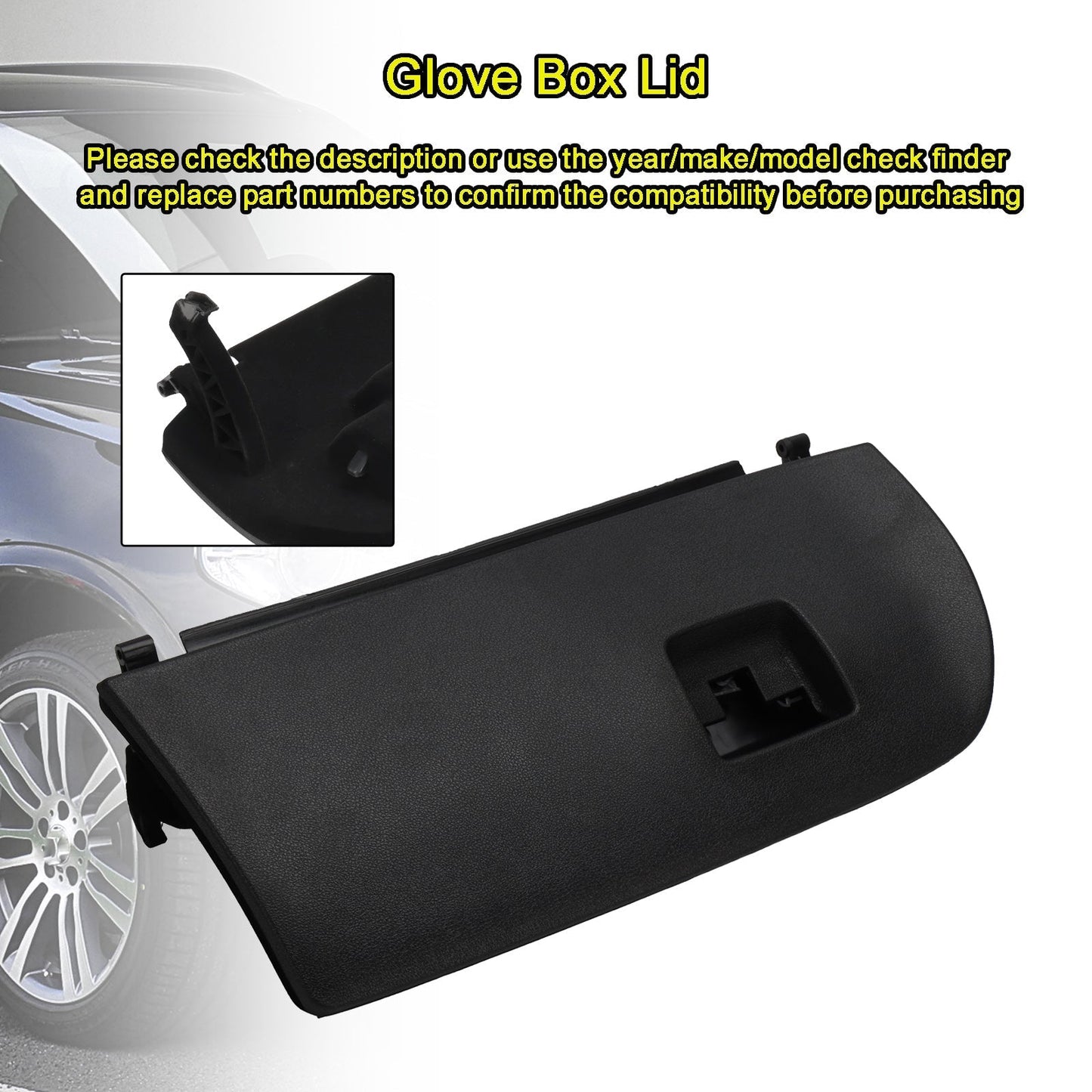 2014-2017 BMW X3 F25 Left Hand Drive Front Black Glove Box Lid 51169242086 51166839000