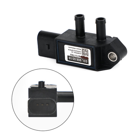 Volkswagen Audi DPF Differental Difference Intake Pressure Sensor 03L906051B