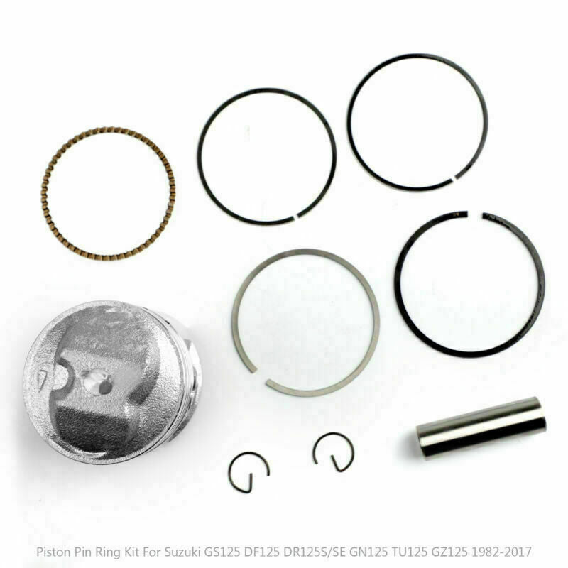 Kit de pistón - Diámetro interior estándar: 57,00 mm. Compatible con Suzuki GS125, DF125, DR125 y GN125.