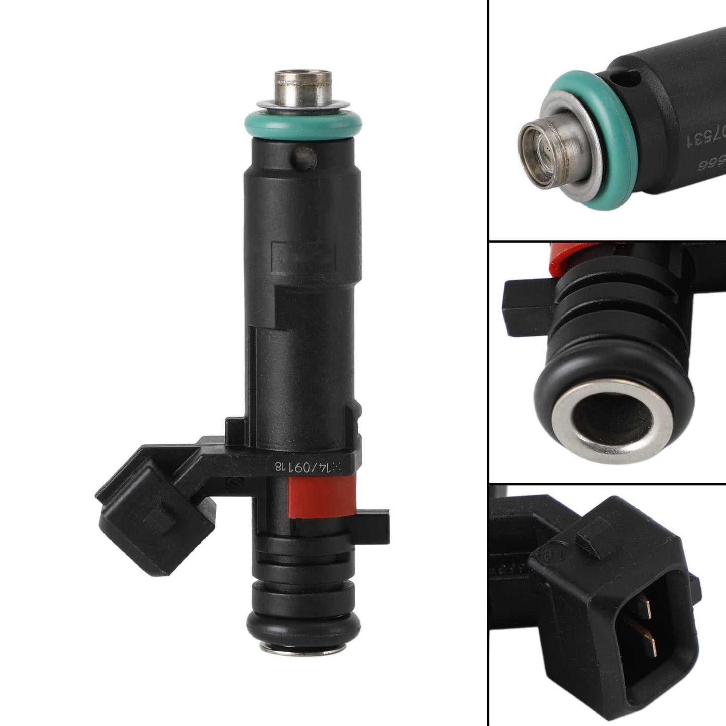 1 inyector de combustible 25186566 27828W compatible con Chevrolet Spark 1.2L L4 (2011-2015) / Chevrolet Beat 2016-2021 INJ675 FJ1332 25194429 C111032
