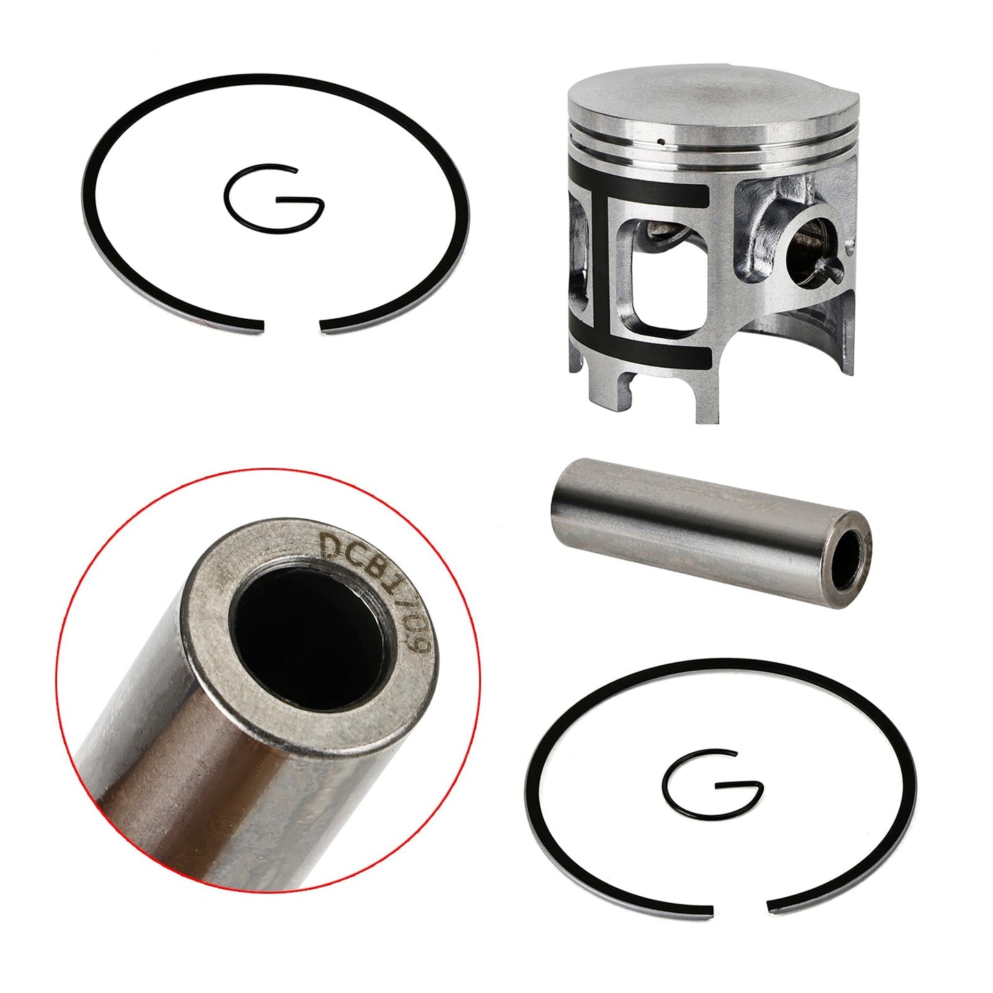 Juego de pistones y anillos para motor Pro-X de 66 mm, compatible con Yamaha Blaster 200 (1988-2006)