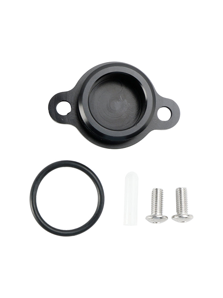 Bouchon de blocage de suppression de pompe d'injection d'huile noir pour YAMAHA PW50 PW80