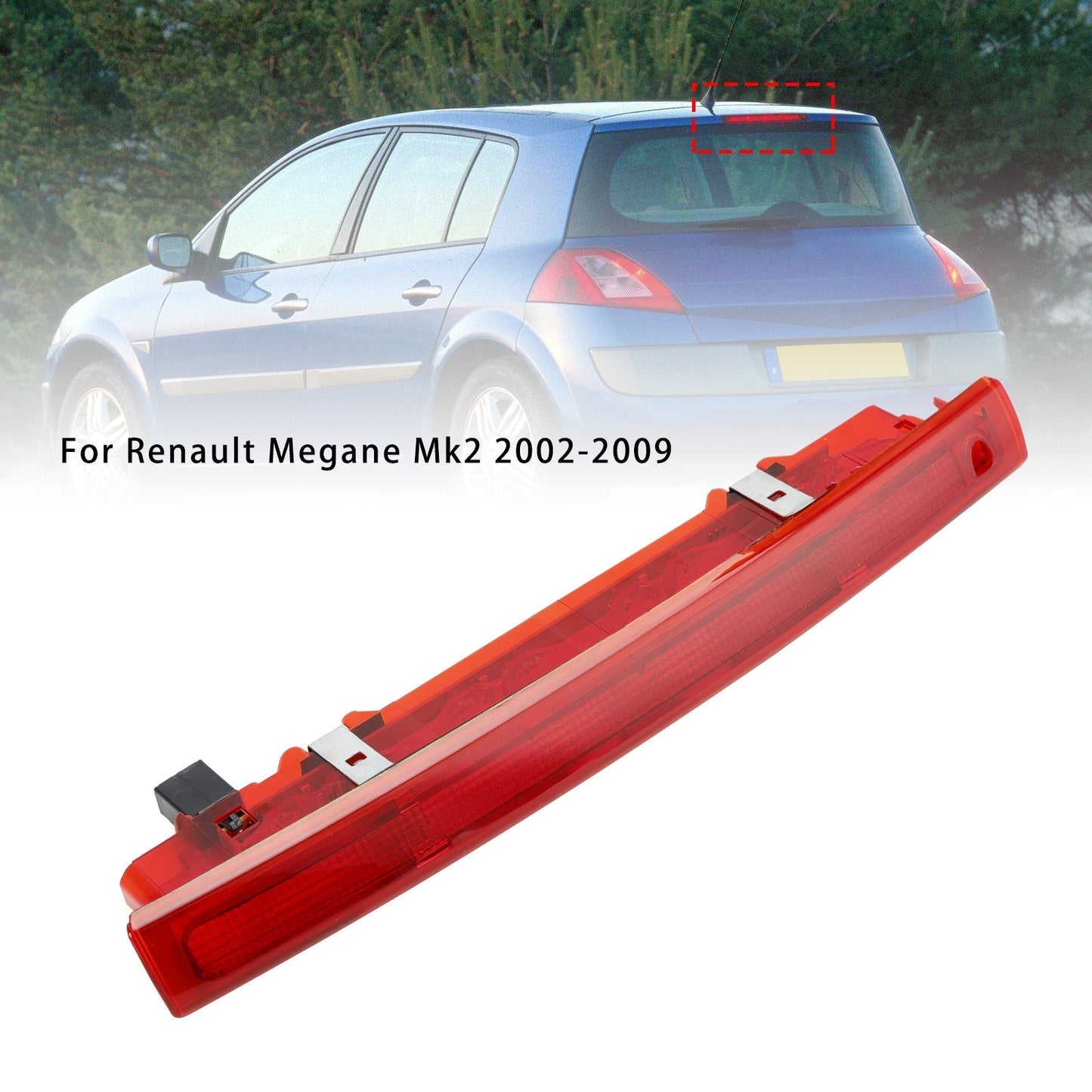 Feu stop arrière à LED haut niveau pour Renault Megane MK2 Hatchback 2002-2009 8200073239