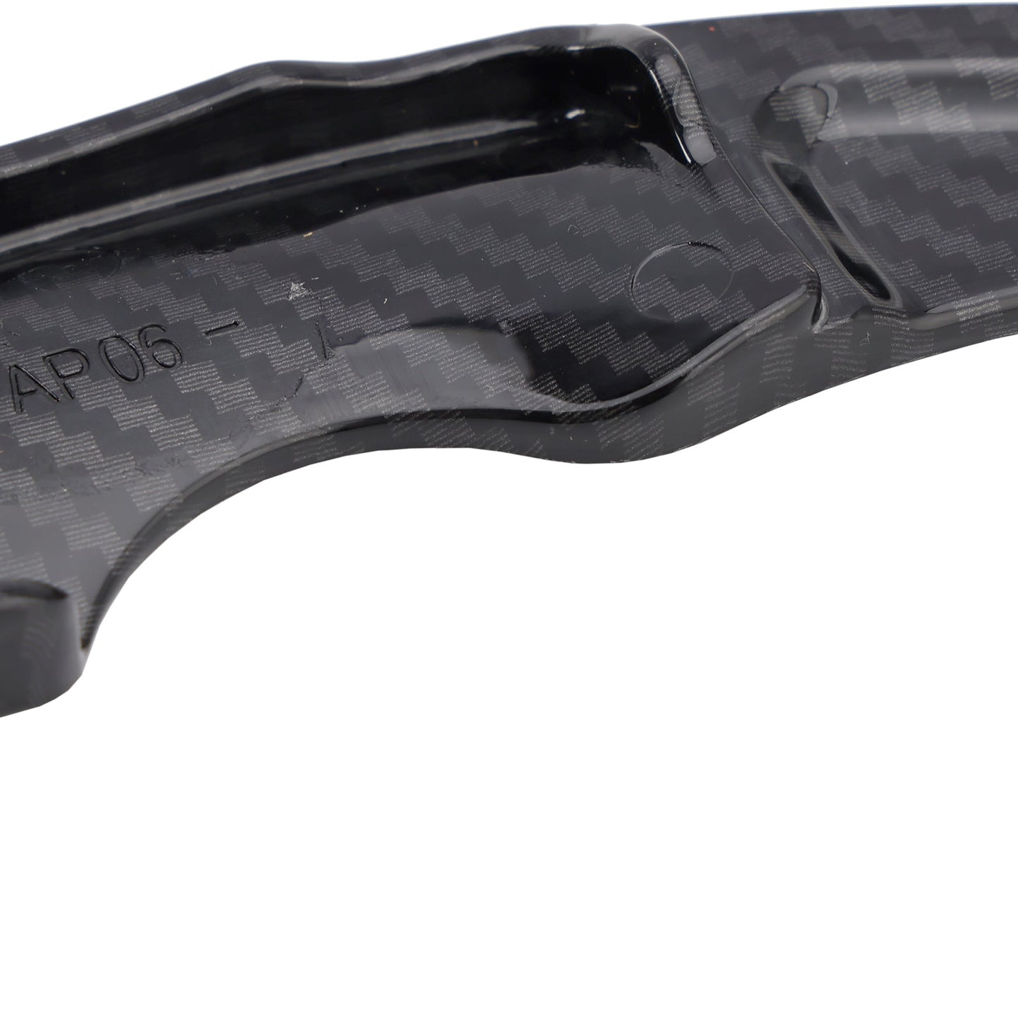 Cubiertas de extensión para palanca de cambios de volante con aspecto de carbono para Lexus IS200t, IS200, IS250, IS300 y IS350 (2013-2019)
