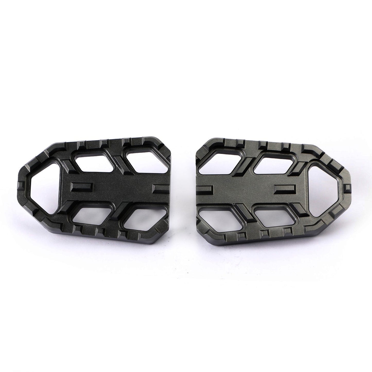 Adaptateurs de repose-pieds larges noirs pour Suzuki DL V-Strom 650 1000 / XT 2006-2020