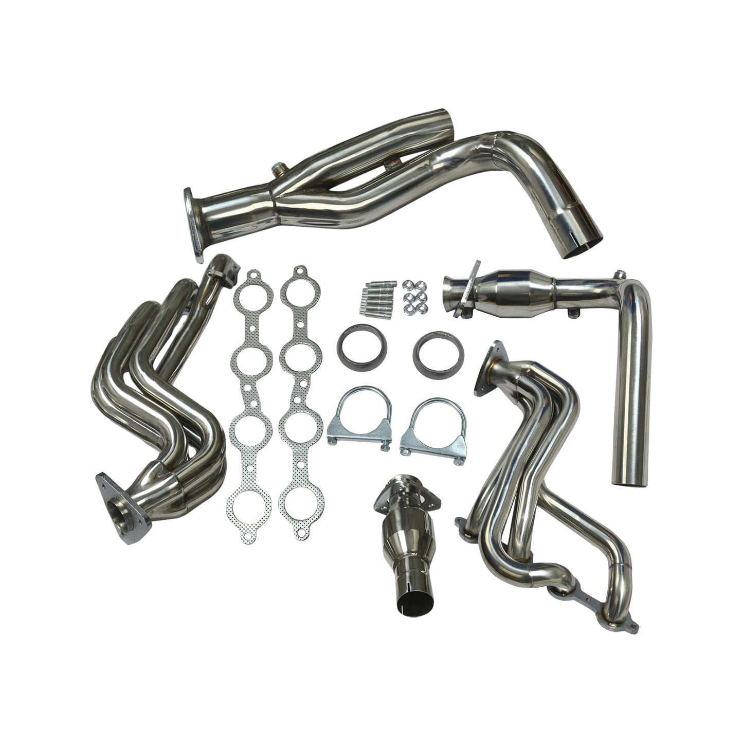 Collecteur d'échappement en acier inoxydable pour Chevrolet Tahoe 2000-2004, moteur V8 GMT800 avec tuyau en Y