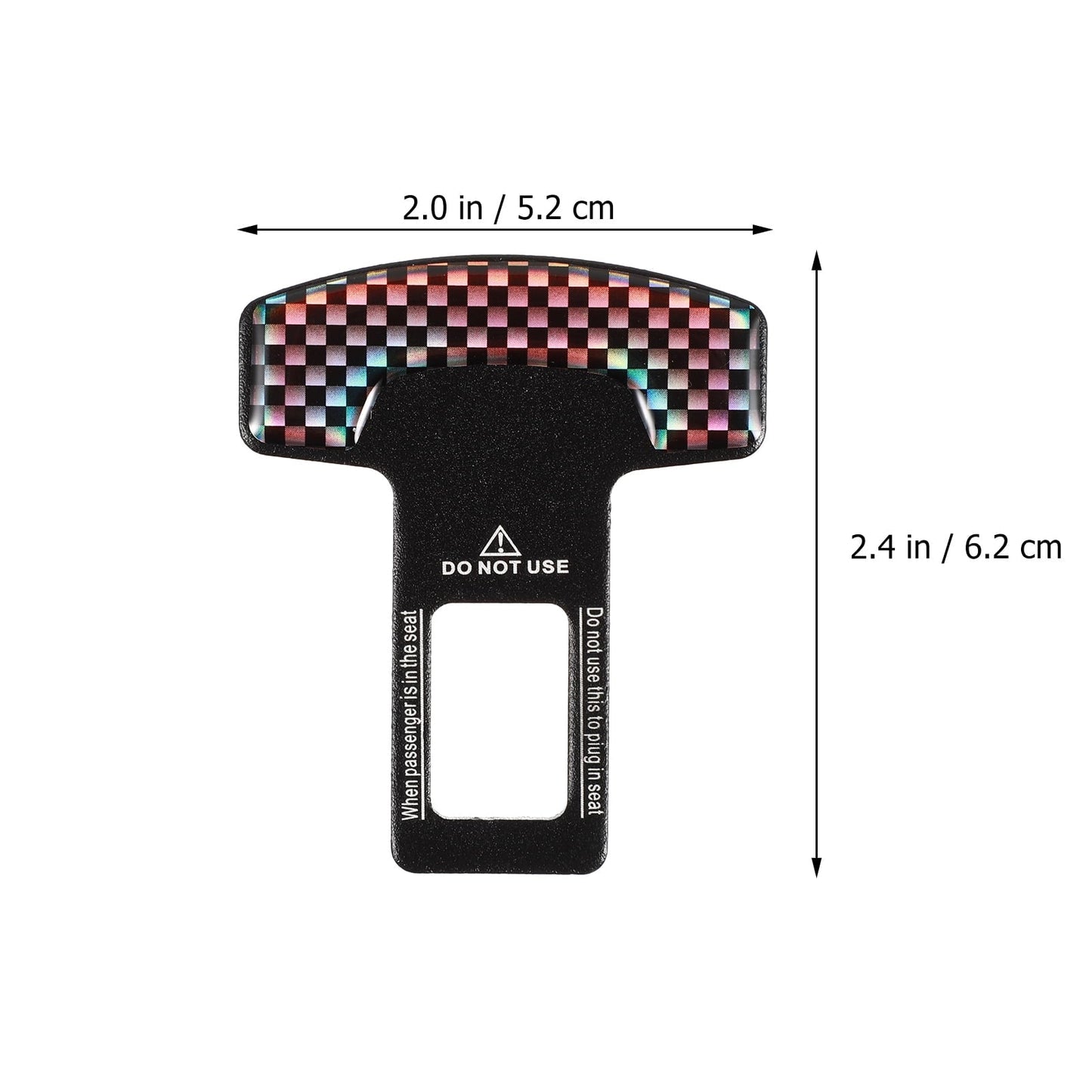Lot de 4 clips pour ceinture de sécurité de voiture, silencieux et alarme, universels, pour tous les modèles