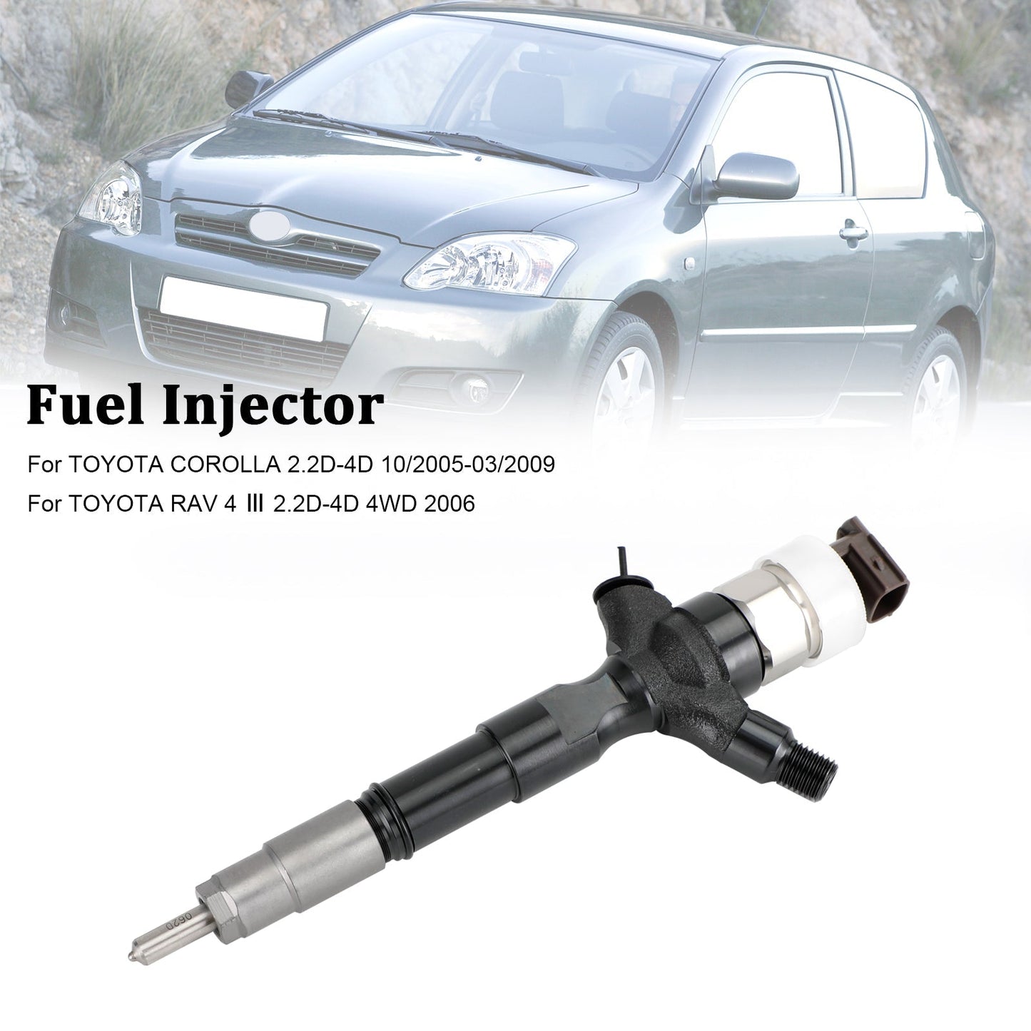 Toyota Land Cruiser 2006+ 1KD-FTV 2KD-FTV 1 inyector de combustible 23670-30140