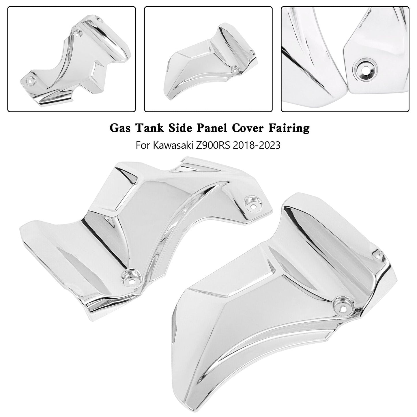 Panneau de garniture latérale de réservoir d'essence pour Kawasaki Z900RS 2018-2023
