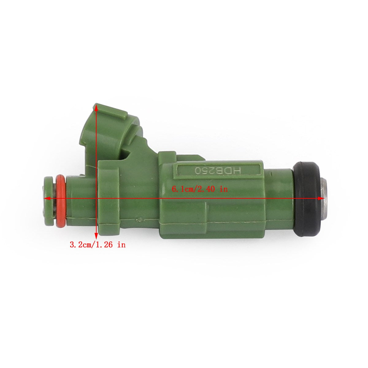 Inyectores de combustible HDB250 842-12357 para Mitsubishi Lancer 2.0L (2004-2007) (4 unidades)