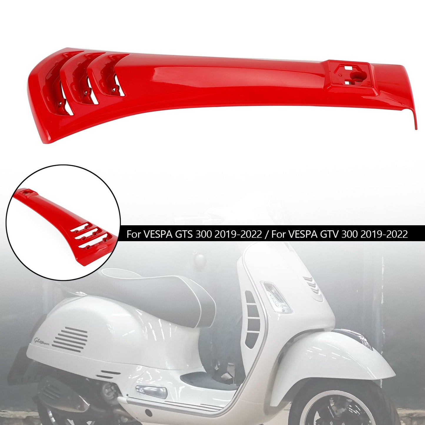 Couvre-culasse de klaxon de direction pour Vespa GTS300 GTV300 2019-2022