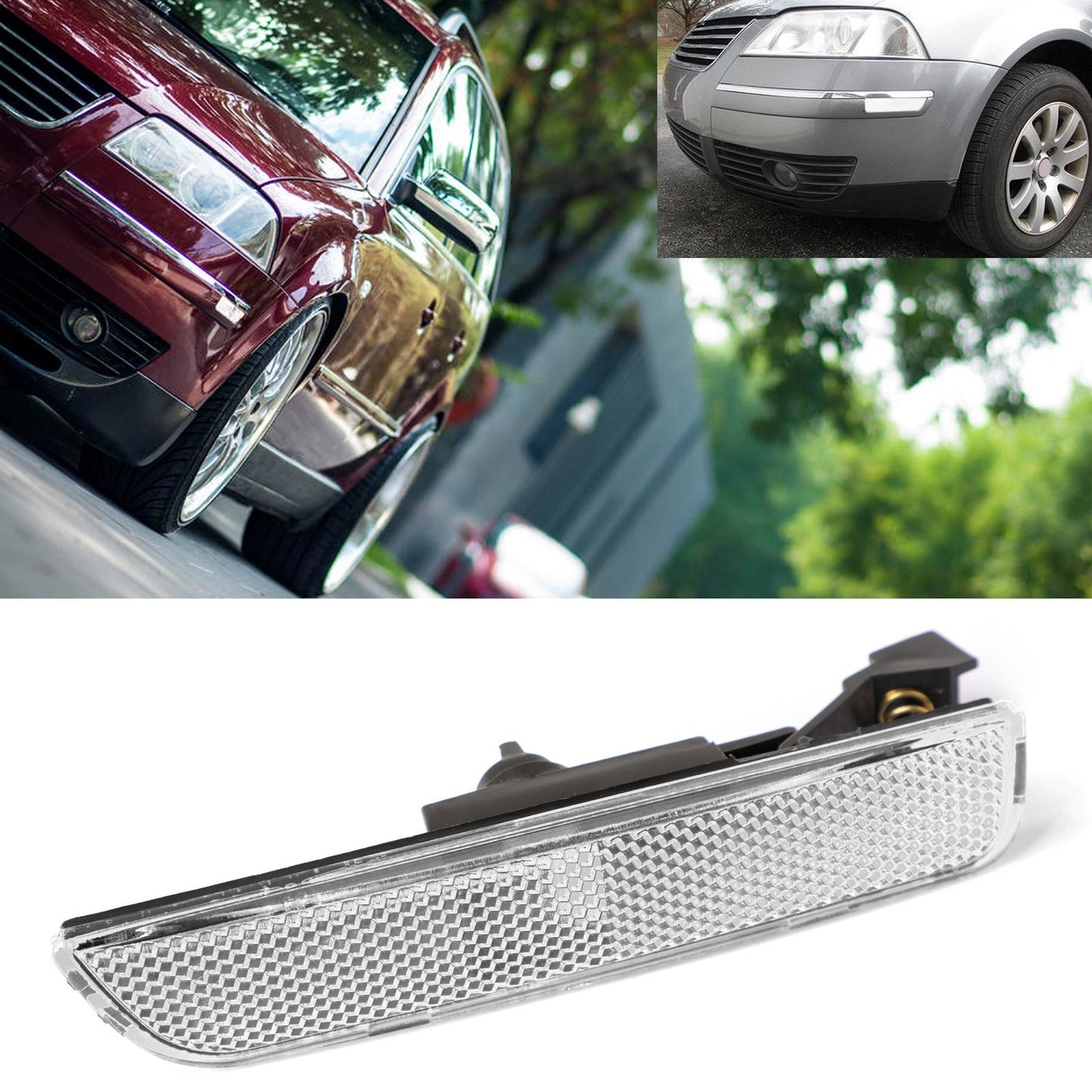 Feux de gabarit latéraux avant blancs pour VW Passat B5.5 (2001-2005)