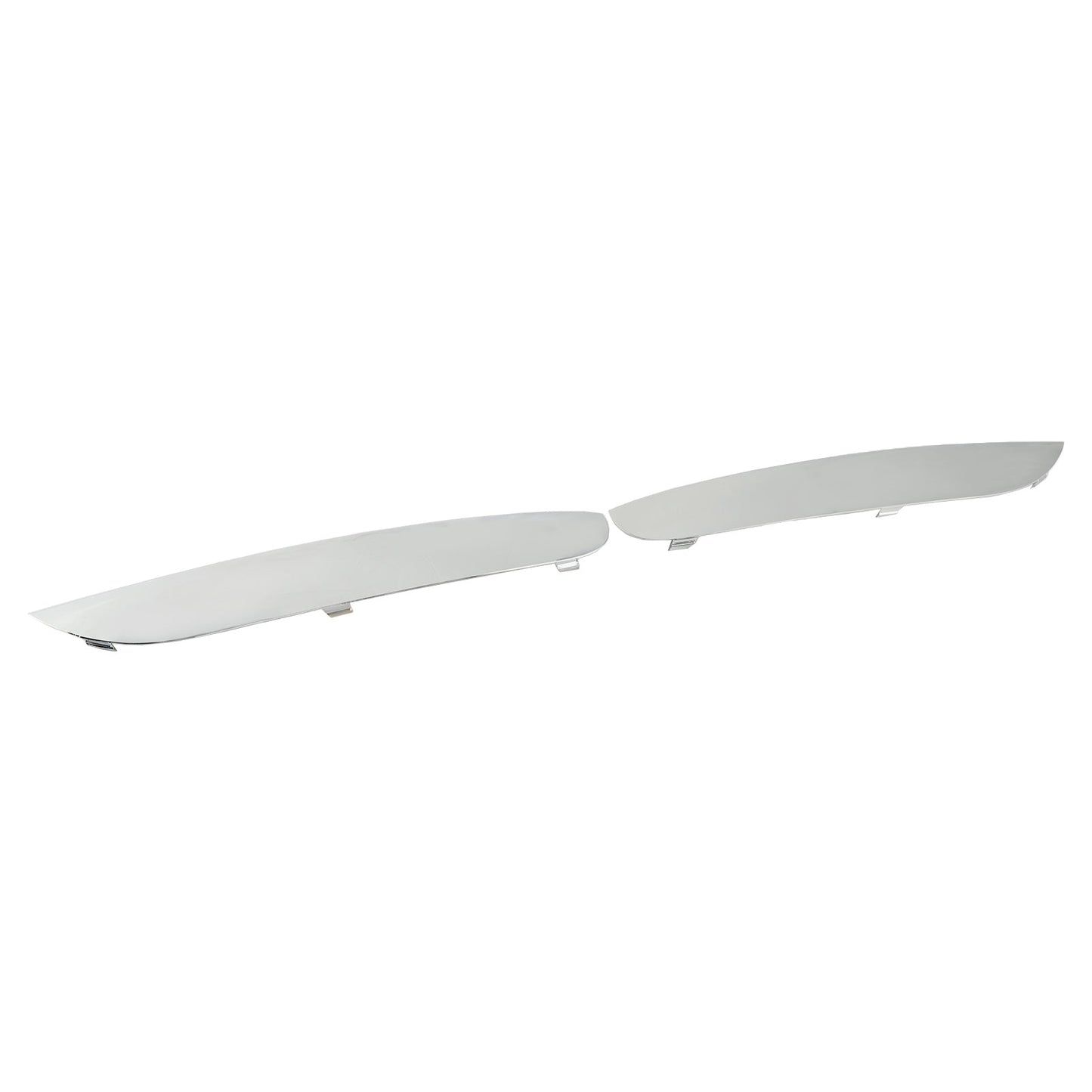 BMW Série 7 F01 F02 2009-2015 2 moulures de pare-chocs avant M Sport 51118047727 51118047728