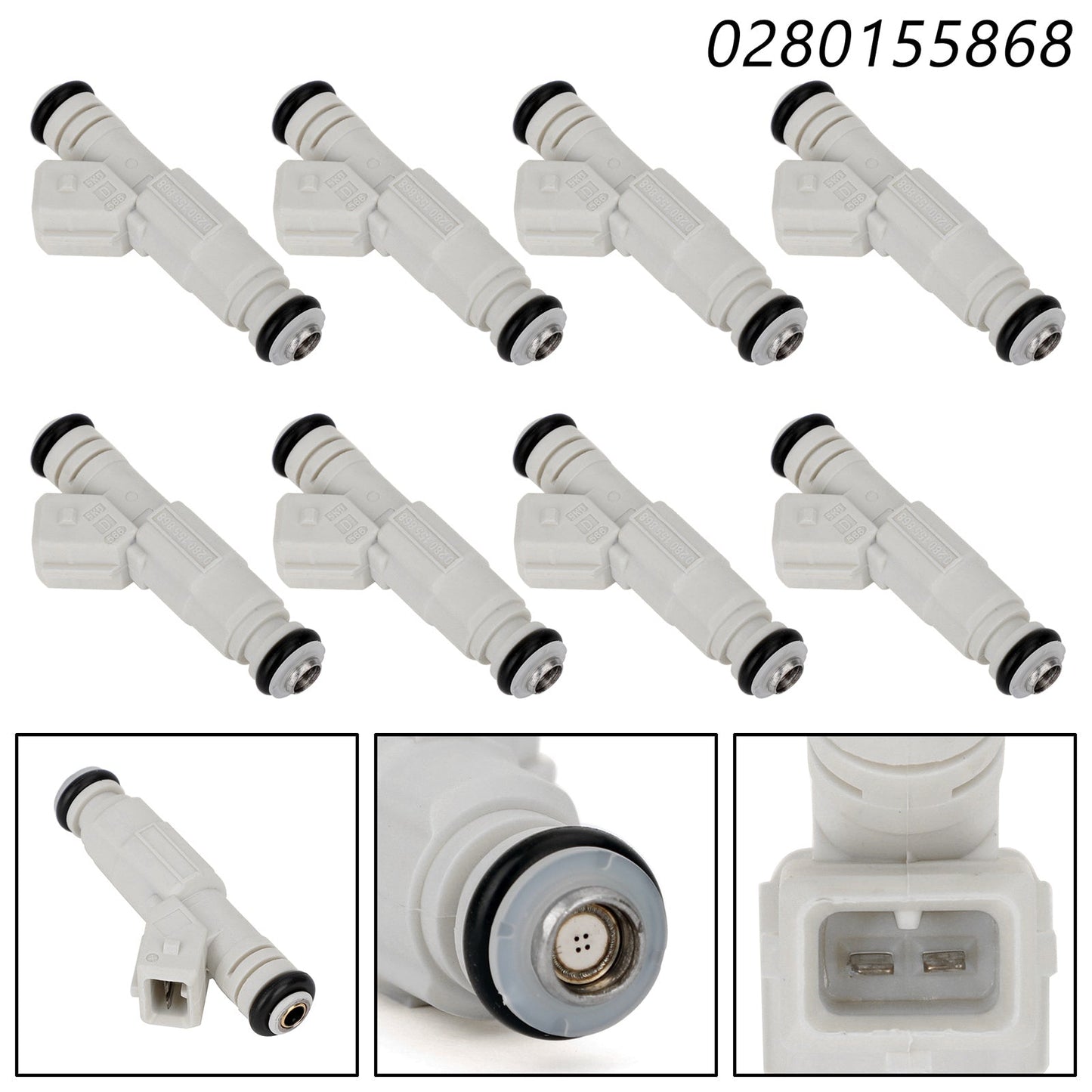 8PCS 36lb Injecteurs de carburant 0280155737 Compatible avec Ford Fit GM LS1 LT1 5.0L 5.7L 380CC 0280155811 0280155737
